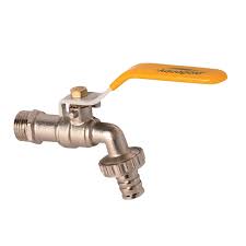 s124 - bib cock 1/2`` golden colour