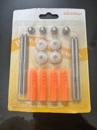 s255 - commode bolt kit turk plast