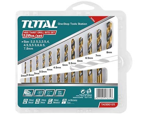9895 - Twist Drill Bits Set 0125 Total