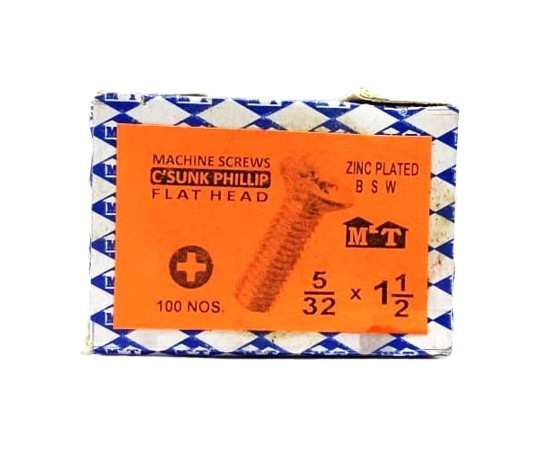 1324 - machine screws 5/32x1 1/2 mt