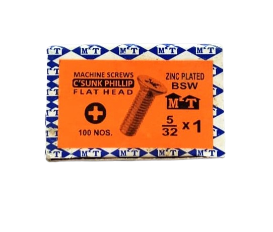 1323 - machine screws 5/32x1` mt