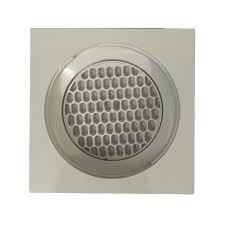 s146 - floor waste jali plastic white 6x6