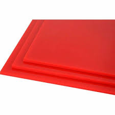 6641 - Acrylic sheet red 2.7mm 6x4