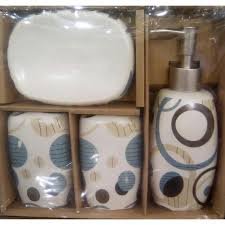 6068 - Ceramic Bath accessoriesSet New
