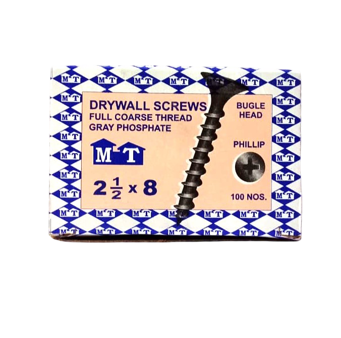 1386 - drywall screws 2 1/2x8 mt
