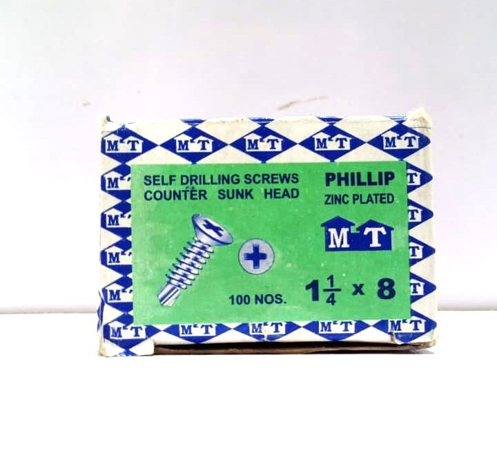 1371 - self drilling screw 1 1/4x8 mt